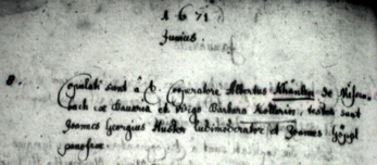 marriage record
